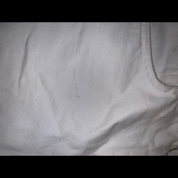 Zara White High Rise Denim Short - Picture 5 of 5